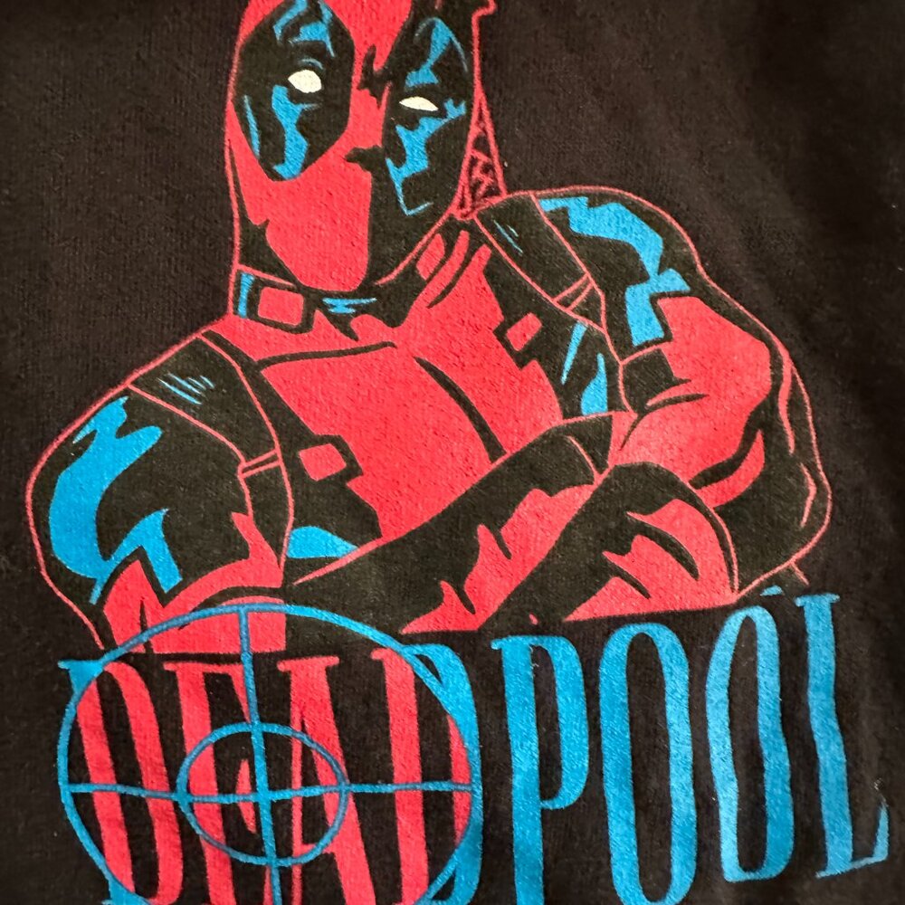 Neff Deadpool Marvel X Force Men's Black T Shirt Large Cotton - Picture 2 of 5
